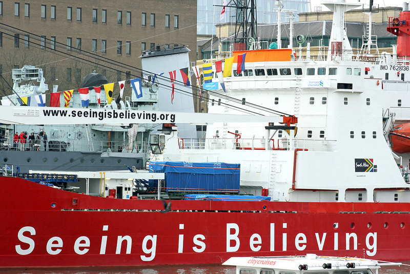 Sir Ranulph Fiennes - Icebreaker SA Agulhas