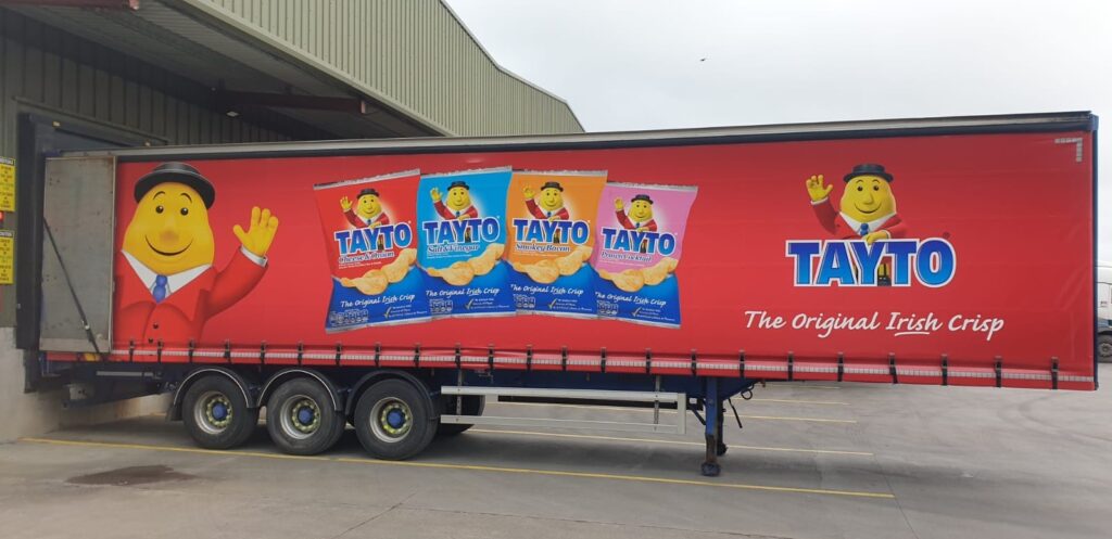 Classic Branded Curtainside for Tayto
