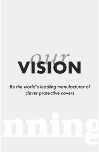 Cunninghams | Our Vision Banner - Be the world's leading manufacturer of clever protective covers