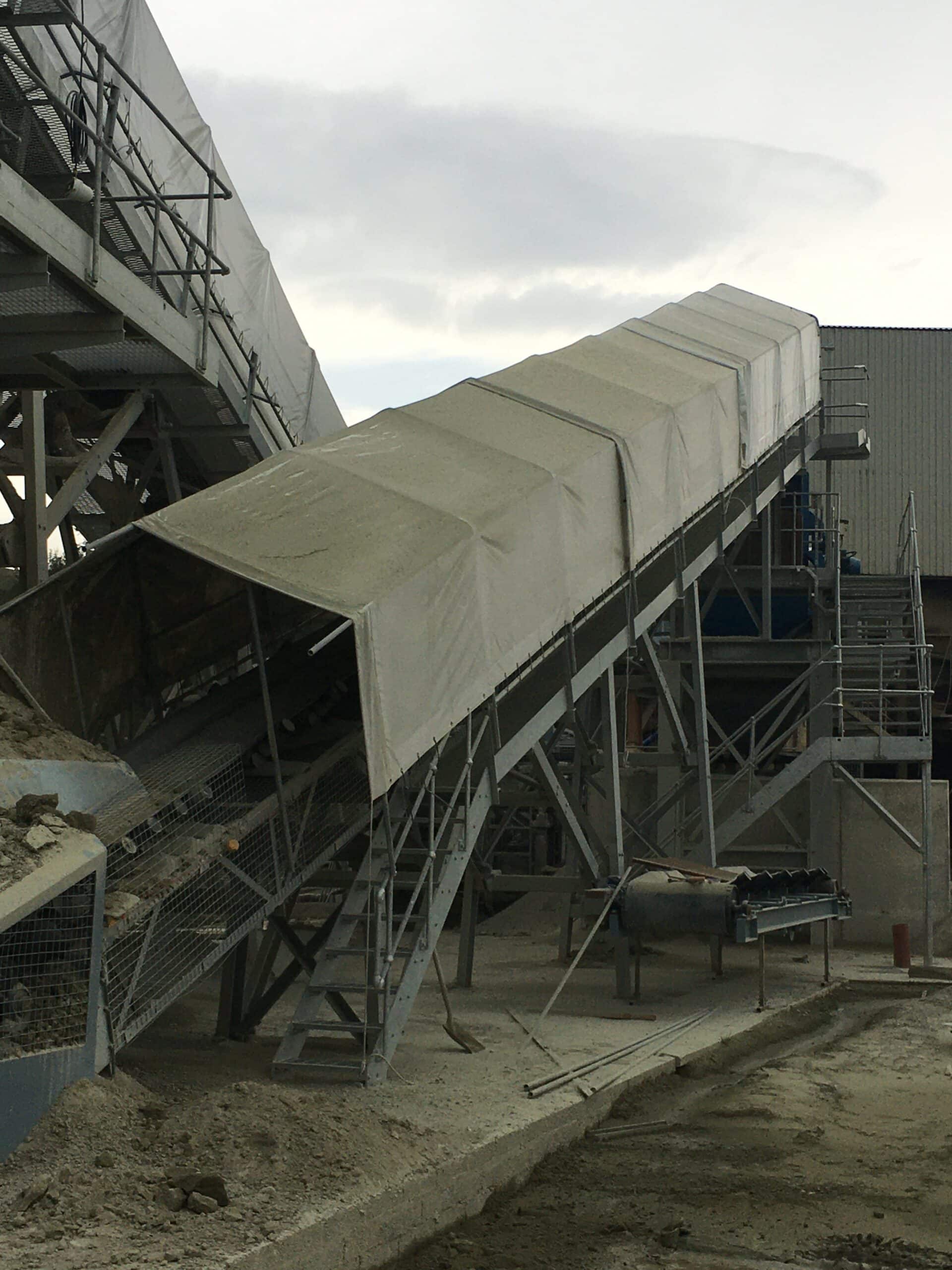 White Quarry Conveyor Covers for Lough Fea 5