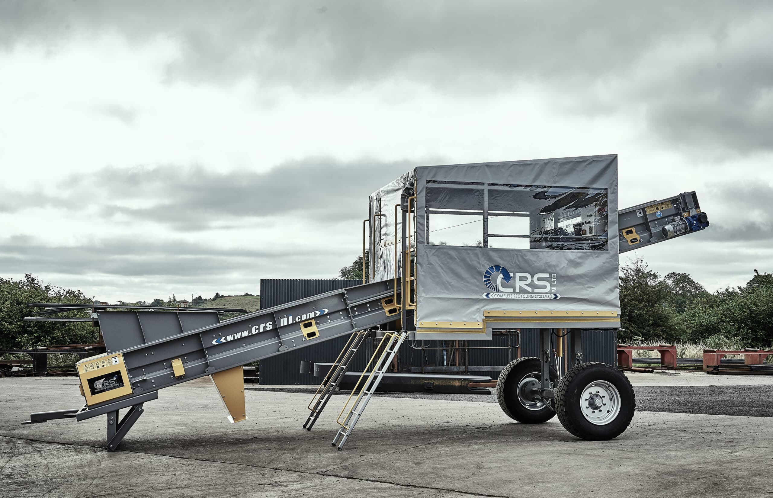 Quarry Conveyor Cover for (CRS) Complete Recycling Systems 1