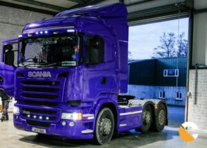 Cadbury's Branded Christmas Curtainside Lorry 2